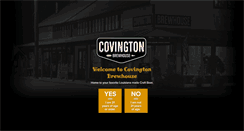 Desktop Screenshot of covingtonbrewhouse.com