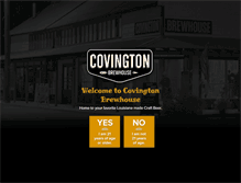 Tablet Screenshot of covingtonbrewhouse.com